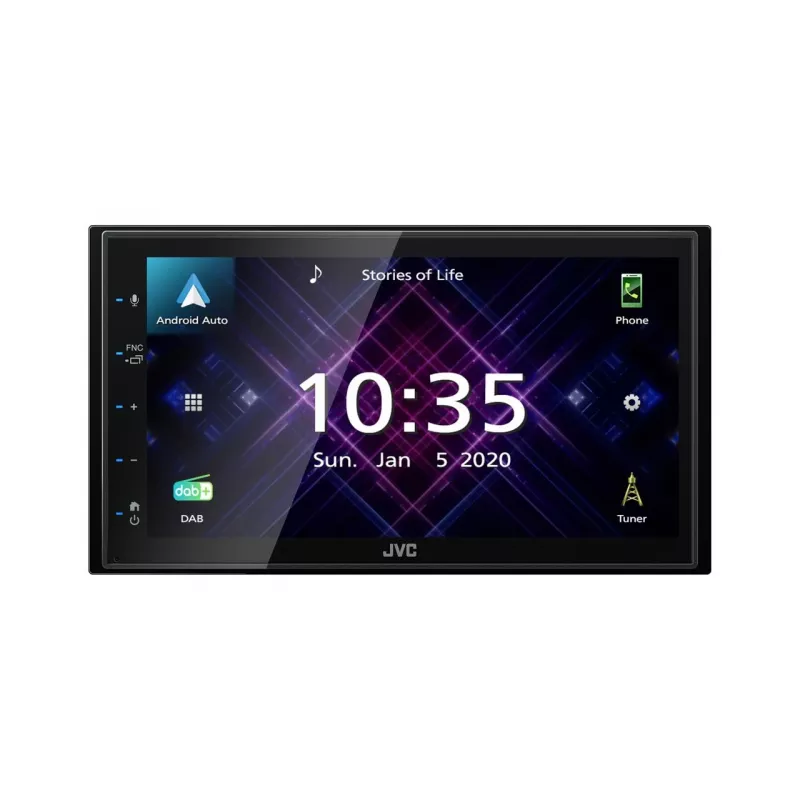 JVC KW-M565DBT automašīnas multimediju uztvērējs melns 200 W Bluetooth