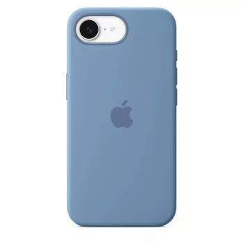 APPLE iPhone 16E - Silikona maciņš - Ziemas zils (MD3Q4ZM/A)