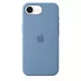 APPLE iPhone 16E - Silikona maciņš - Ziemas zils (MD3Q4ZM/A)