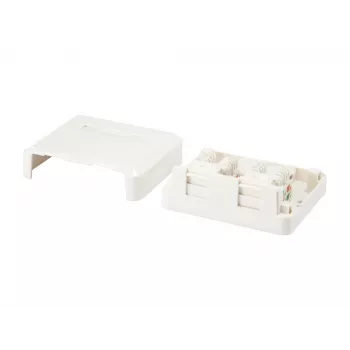 2-Port Keystone Jack Surface Mount Box Equip 125124