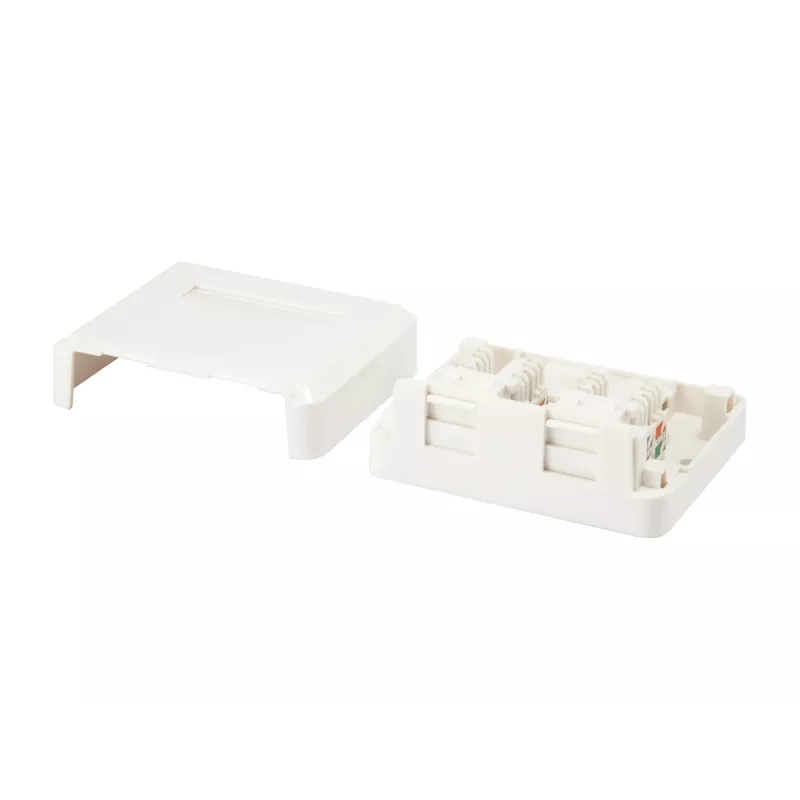 2-Port Keystone Jack Surface Mount Box Equip 125124