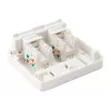 2-Port Keystone Jack Surface Mount Box Equip 125124