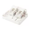 2-Port Keystone Jack Surface Mount Box Equip 125124