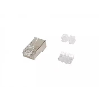 Equip Cat.6A RJ45 ekranēts spraudnis, 100 gab./iepakojumā