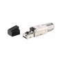 Equip Cat 8.1 Tool-free RJ45 Plug 5pcs/set Melns Stainless steel Male
