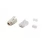 Equip Cat.6A RJ45 Spraudņu komplekts 100gab. Caurspīdīgi balti