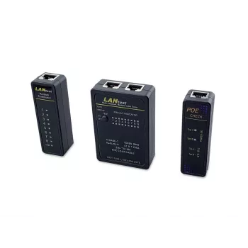 Equip tīkla kabeļu testeris, RJ45, BNC, PoE