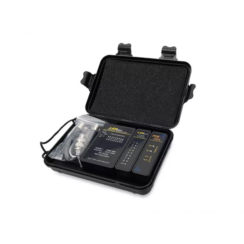 Equip tīkla kabeļu testeris, RJ45, BNC, PoE