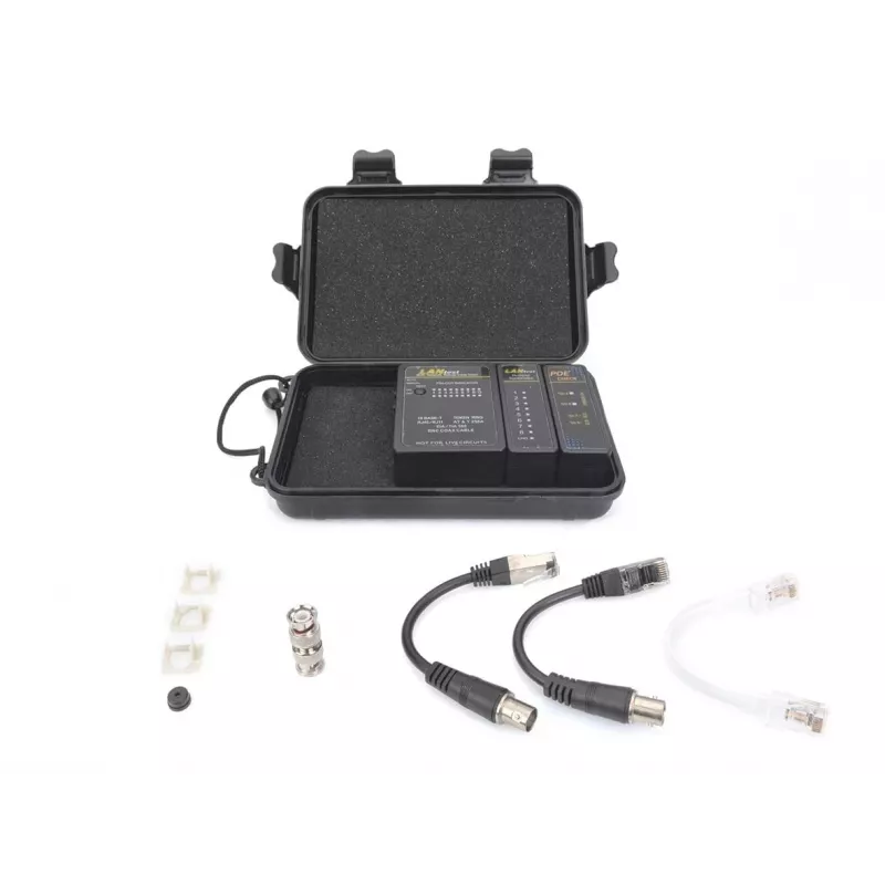 Equip tīkla kabeļu testeris, RJ45, BNC, PoE