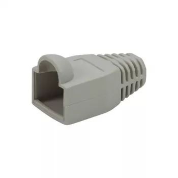 Equip kabeļa uzgalis, pelēks, RJ-45, RoHS, 14.3 mm, 25.8 mm