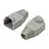 Equip kabeļa uzgalis, pelēks, RJ-45, RoHS, 14.3 mm, 25.8 mm