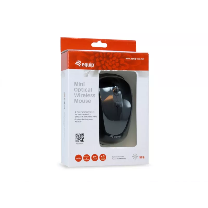 Equip Mini optiskā bezvadu pele RF