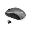 Equip Mini optiskā bezvadu pele, piemērota abām rokām, optiskā, RF bezvadu, 1600 DPI, pelēka
