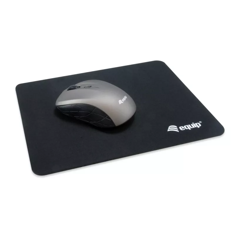 Equip Mini optiskā bezvadu pele, piemērota abām rokām, optiskā, RF bezvadu, 1600 DPI, pelēka