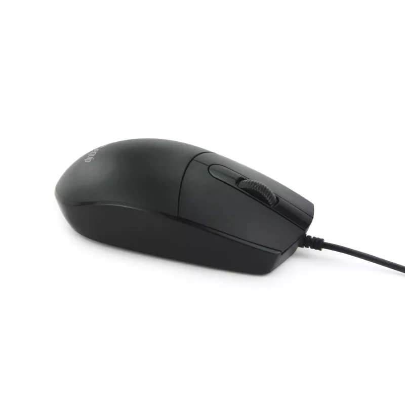 Equip USB klusā pele, piemērota abām rokām, optiskā, USB Type-A, 1200 DPI, melna