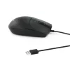 Equip USB klusā pele, piemērota abām rokām, optiskā, USB Type-A, 1200 DPI, melna