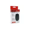 Equip USB klusā pele, piemērota abām rokām, optiskā, USB Type-A, 1200 DPI, melna