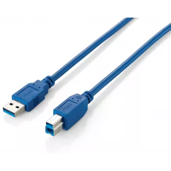 USB 3.0 Type A uz Type B kabelis Equip 128291 1,0 m zils