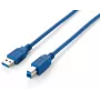 USB 3.0 Type A uz Type B kabelis Equip 128291 1,0 m zils