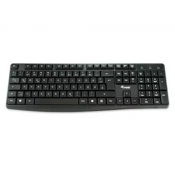 Equip Wired USB tastatūra, Full-size (100%), Wired, USB, QWERTY, Melns