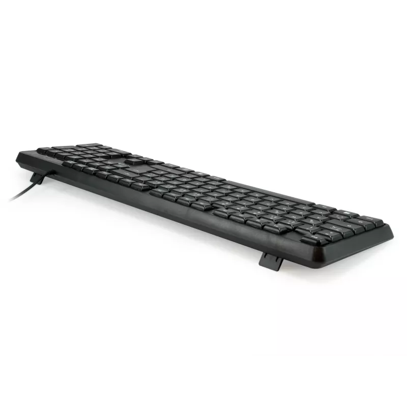 Equip Wired USB tastatūra, Full-size (100%), Wired, USB, QWERTY, Melns