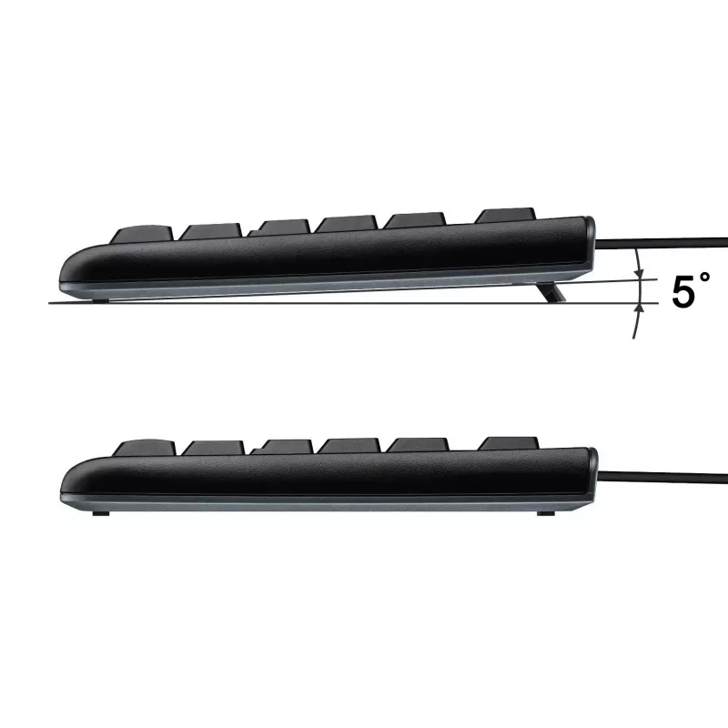 Equip 245213 tastatūra biroja USB QWERTY itāļu melna
