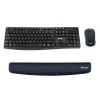 Equip plaukstas balsts tastatūrai, melns, atmiņas putas, Ķīna, 465 mm, 70 mm, 20 mm