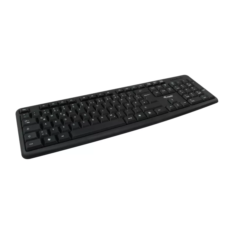 Equip 245202 tastatūra ar peli birojam USB QWERTY portugāļu melns