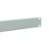 Tukšais panelis Equip 10 collu 1U gaiši pelēks tērauds 25,4 mm