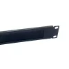 Birstes panelis Equip 10 collu 1U melns tērauds 25,4 mm platums