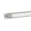 Birstes panelis Equip 10 collu gaiši pelēks tērauds 1U