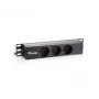 Equip 3-Outlet German Power Distribution Unit, 10 inch