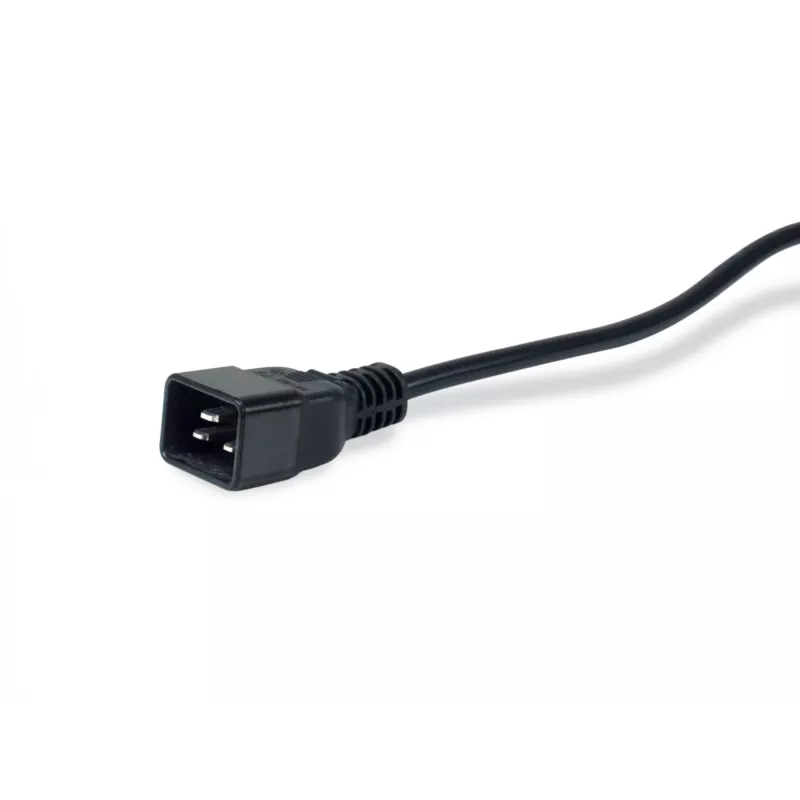 Equip 8 kontaktligzdu strāvas sadales bloks, 6 x IEC-C13 + 2 x IEC-C19, ieslēgšanas/izslēgšanas slēdzis, alumīnija korpuss
