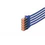 DIGITUS komutācijas kabelis - CAT6 - S/FTP - Snagless - Cu - 10m - zils - 5 gab.