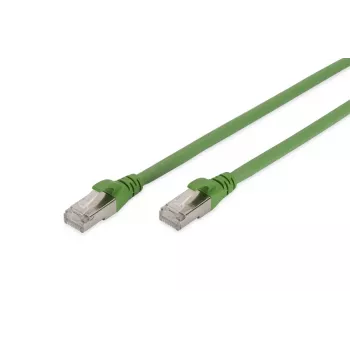 DIGITUS komutācijas kabelis - CAT6a - S/FTP - Lietais - 10m - Zaļš