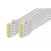 DIGITUS komutācijas kabelis - CAT6a - S/FTP - Snagless - 2m - red - 10pk