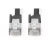 DIGITUS komutācijas kabelis - CAT6 - S/FTP - Snagless - 10m - melns