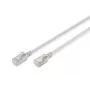 DIGITUS plāns komutācijas kabelis - CAT6A - F-FTP - 5m - pelēks