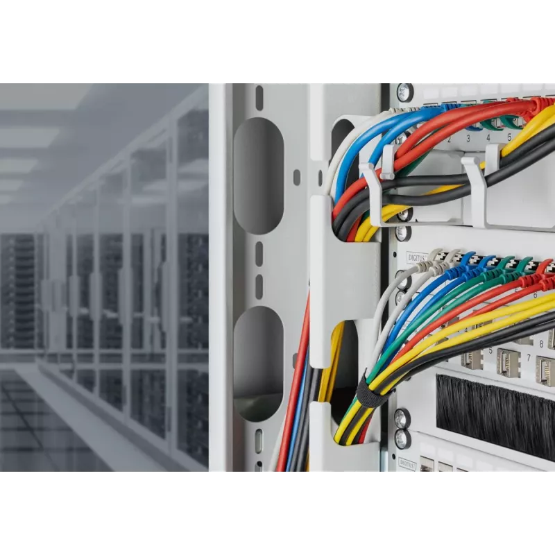 DIGITUS plānās pieslēguma kabelis - CAT6A - F-FTP - 3 m - dzeltens