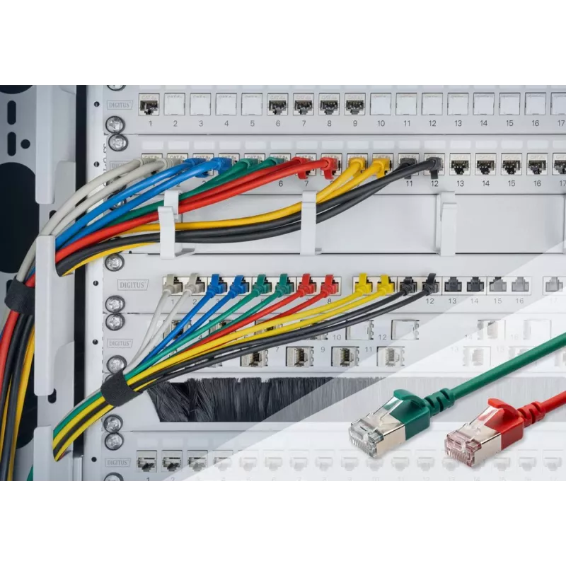 Patch vads Digitus CAT 6A klase Ea F/FTP DK-1632-A-015S