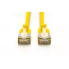 DIGITUS plāns komutācijas kabelis - CAT6A - F-FTP - 1m - Dzeltens