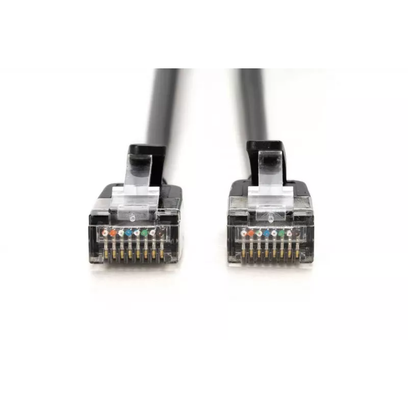 Tīkla kabelis Digitus DK-1632-A-003S-BL 0,3m Cat6a F/FTP melns