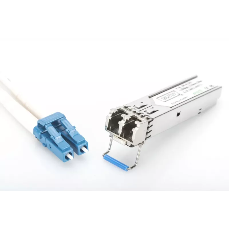DIGITUS 1.25 Gbps SFP modulis, līdz 20 km vienmoda, LC duplekss savienotājs 1000Base-LX, 1310nm