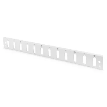 DIGITUS Fo priekšējais panelis Quick Lock 12x Sc Dx Vertikāls Pelēks