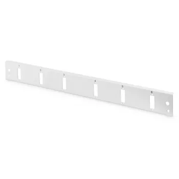 DIGITUS Fo priekšējais panelis Quick Lock 6x SC DX vertikāli pelēks
