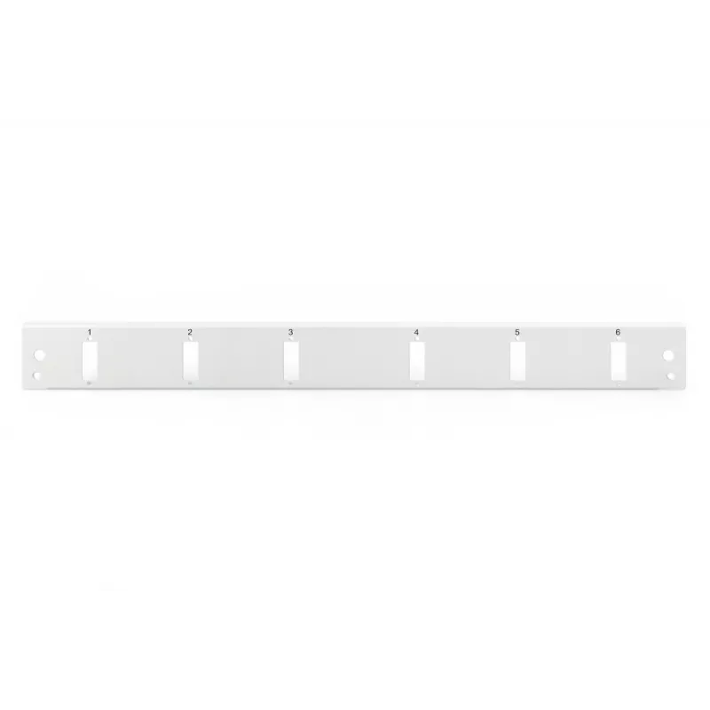 DIGITUS Fo priekšējais panelis Quick Lock 6x SC DX vertikāli pelēks
