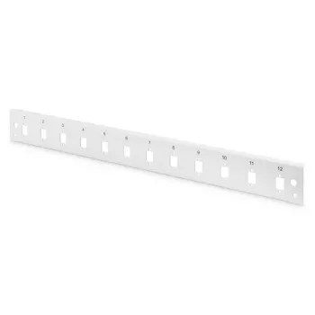 DIGITUS Fo priekšējais panelis Quick Lock 12x LC DX SC SX E2000 SX pelēks