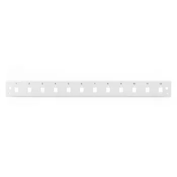 DIGITUS Fo priekšējais panelis Quick Lock 12x LC DX SC SX E2000 SX pelēks