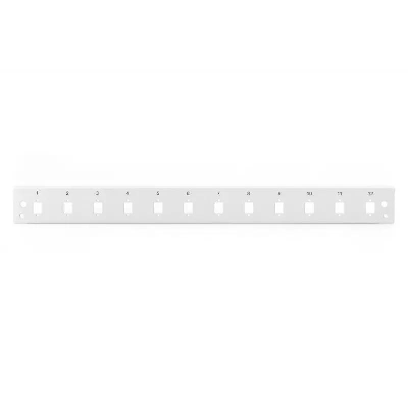 DIGITUS Fo priekšējais panelis Quick Lock 12x LC DX SC SX E2000 SX pelēks