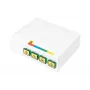 DIGITUS FTTH korpuss ar 4x SC (APC) SX adaptera virsmu un DIN-sliedes stiprinājumu